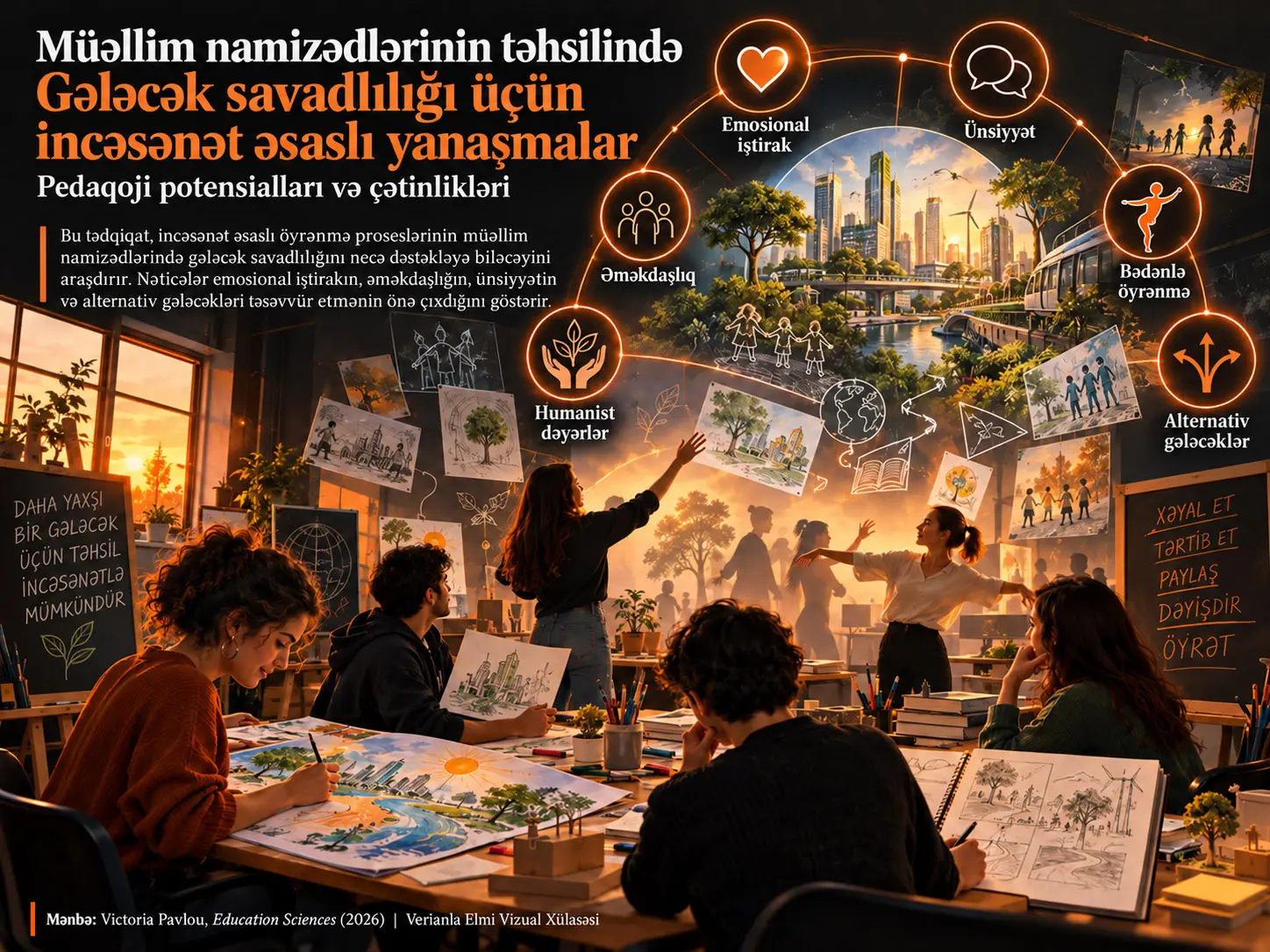 Müəllim namizədlərinin təhsilində Gələcək savadlılığı üçün incəsənət əsaslı yanaşmalar: pedaqoji potensialları və çətinlikləri