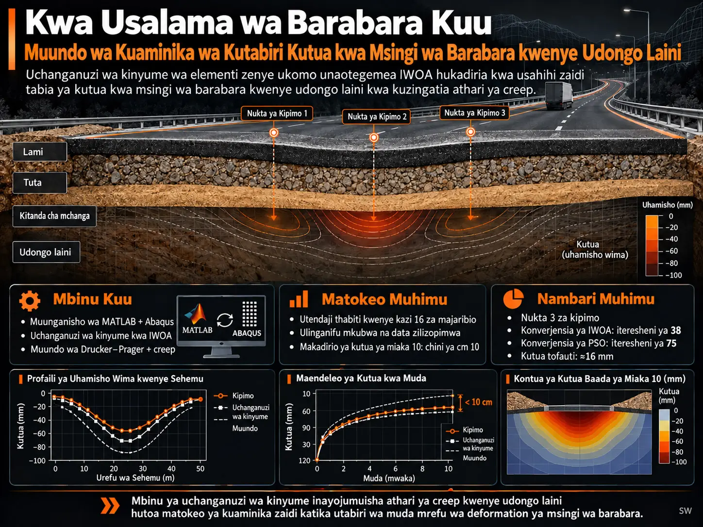Muundo wa Kuaminika wa Kutabiri Kutua kwa Tabaka la Msingi wa Barabara kwenye Udongo Laini kwa Usalama wa Barabara Kuu