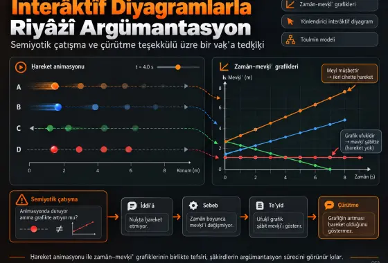 Müvecchih İnteraktif Diyagramlarla Ṭâliblerin Riyâżî Argümantasyonu: Semiyotik Çatışma ve Rebuttal Teşekkülüne Dâʾir Bir Vâḳıʿa Tedḳîḳi