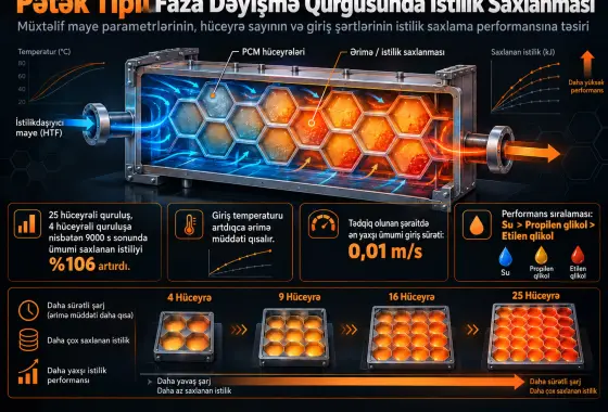 Müxtəlif Maye Parametrləri Şəraitində Pətək Tipli Faza Dəyişmə Qurğusunun İstilik Saxlama Xüsusiyyətləri