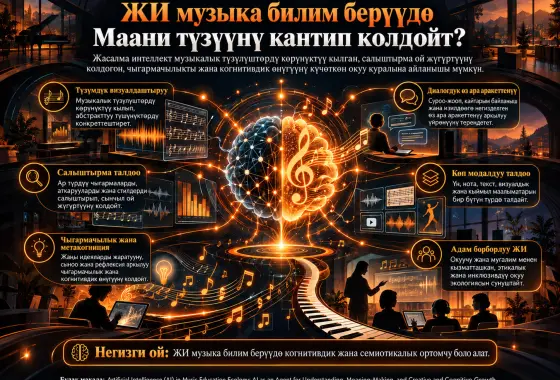 Музыкалык Билим Берүү Экологиясында Жасалма Интеллект: Түшүнүү, Маани Түзүү, Чыгармачылык жана Когнитивдик Өнүгүү Үчүн ЖИ Фактор Катары