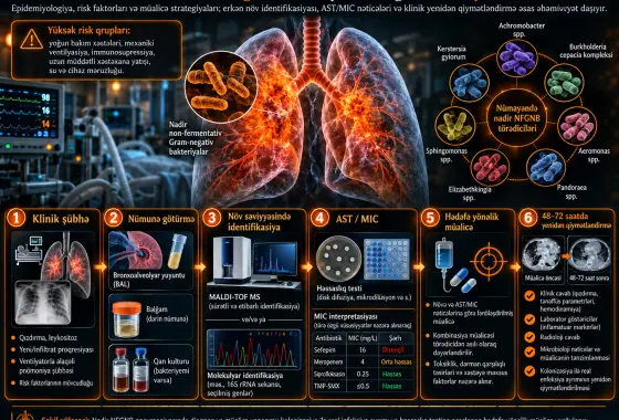 Nadir Fermentasiya Etməyən Qram-Mənfi Bakteriyalara Bağlı Pnevmoniyanın İdarə Edilməsi: Epidemiologiya, Risk Amilləri və Müalicə Strategiyaları