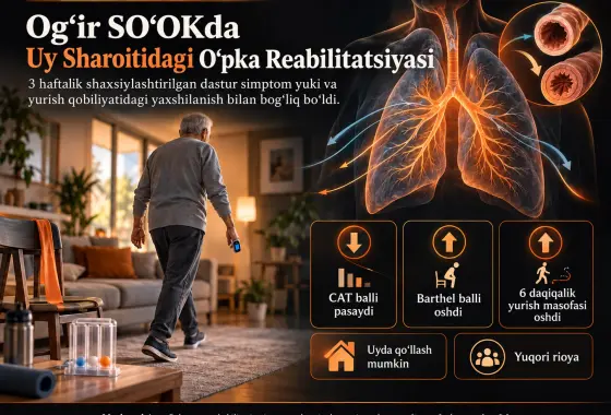 Og‘ir Surunkali Obstruktiv O‘pka Kasalligida Uy Sharoitidagi O‘pka Reabilitatsiyasi: Foyda Beradimi?