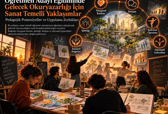 Öğretmen Adayı Eğitiminde Gelecek Okuryazarlığı İçin Sanat Temelli Yaklaşımlar: Pedagojik Potansiyelleri ve Zorlukları
