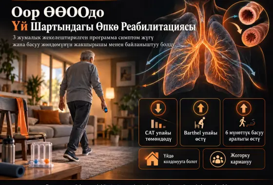 Өпкөнүн Оор Өнөкөт Обструктивдүү Оорусунда Үй Шартындагы Өпкө Реабилитациясы: Пайда Береби?