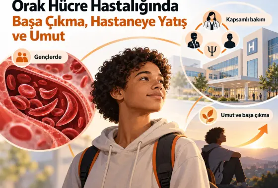 Orak Hücre Hastalığı Olan Gençlerde Başa Çıkma Becerileri, Hastaneye Yatış ve Umutluluk: Bölgesel Kapsamlı Pediatrik Merkez Deneyimi