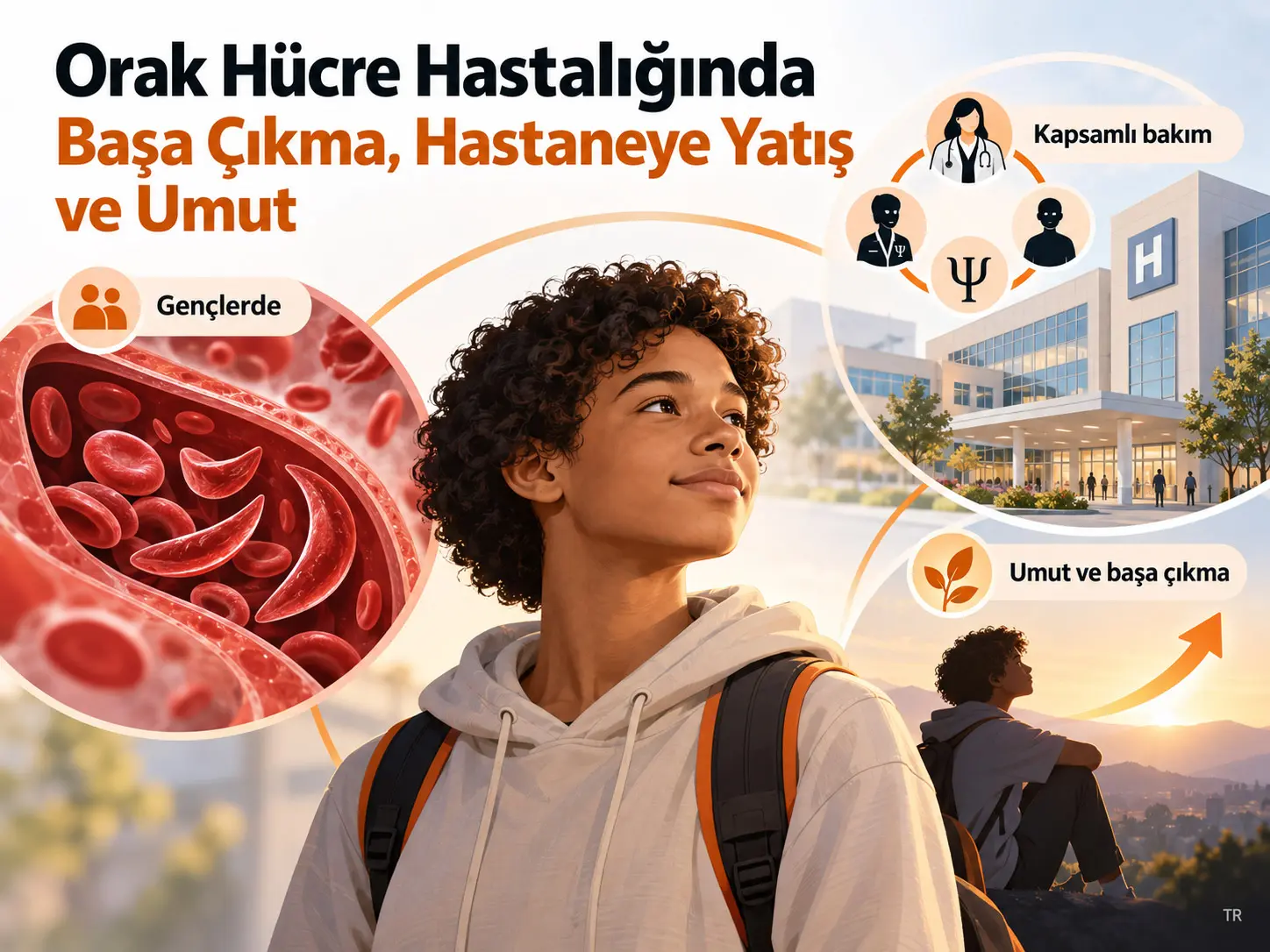 Orak Hücre Hastalığı Olan Gençlerde Başa Çıkma Becerileri, Hastaneye Yatış ve Umutluluk: Bölgesel Kapsamlı Pediatrik Merkez Deneyimi