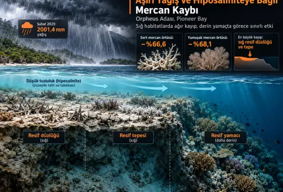 Orpheus Adası’nda Mercan Kaybındaki Taksonomik Değişkenlik: Eşi Görülmemiş Yağış ve Hiposalinite ile Bağlantı