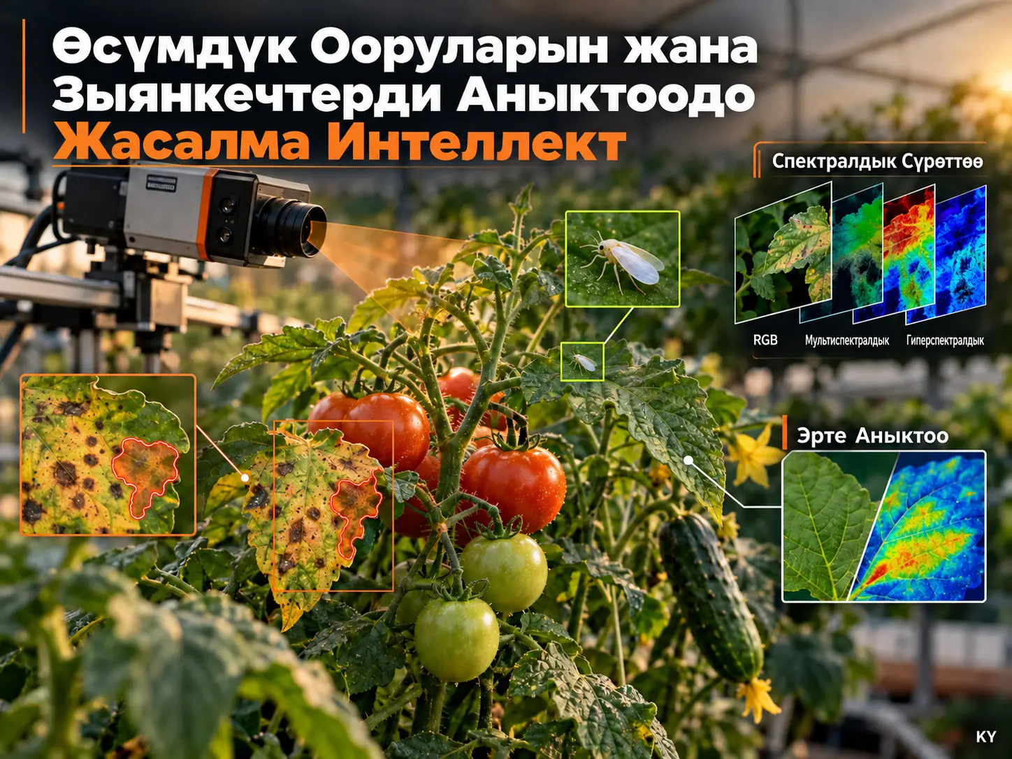 Өсүмдүк Ооруларын жана Зыянкечтерди Аныктоодо Жасалма Интеллект Ыкмалары: Сереп