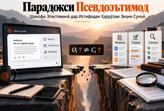 Парадокси Псевдоэътимод: Шикофи Эпистемикӣ дар Истифодаи Ҳаррӯзаи Зеҳни Сунъӣ