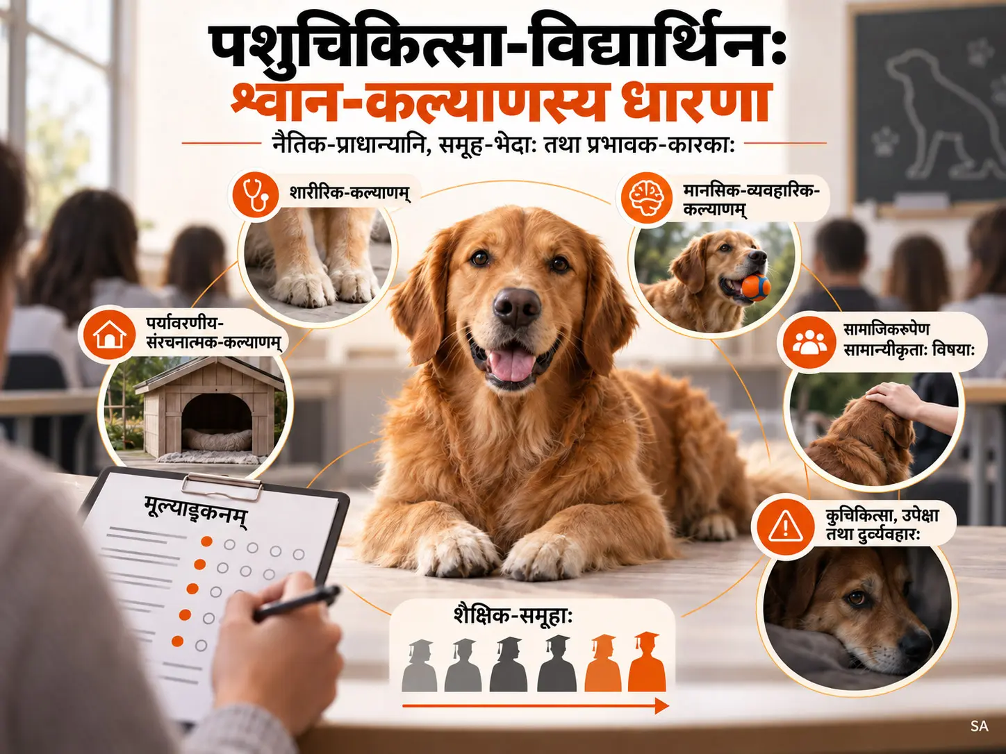 पशुचिकित्सा-विद्यार्थिनः श्वान-कल्याणं कथं प्राधान्येन पश्यन्ति? षट् Academic Cohort-समूहेषु नैतिक-धारणा, दृश्यता तथा सामाजिक-सांस्कृतिक-भेदाः