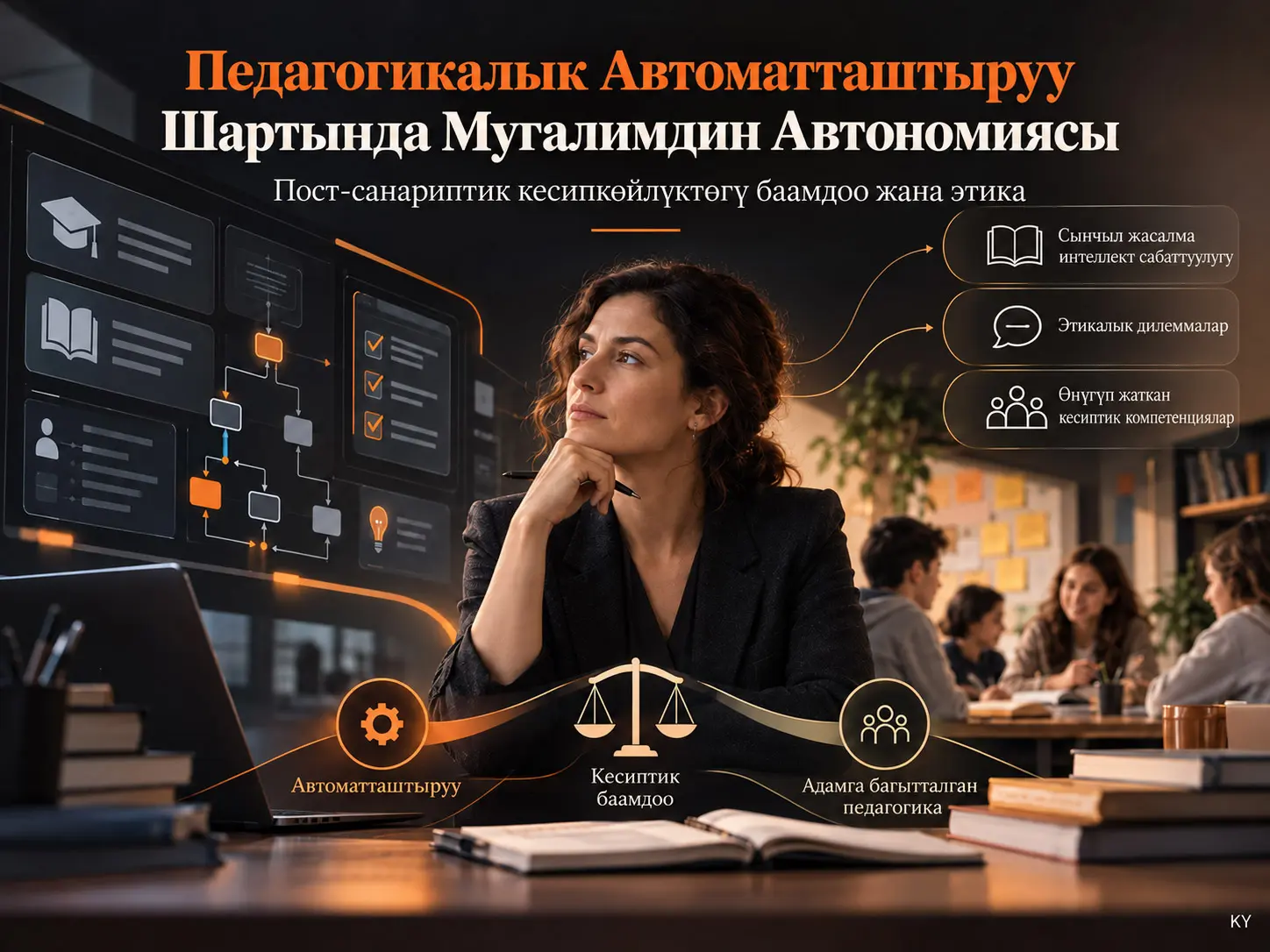 Педагогикалык Автоматташтыруунун Шартында Мугалимдин Автономиясы жана Кесиптик Баамдоосу: Пост-Санариптик Кесипкөйлүк Жөнүндө Системалуу Сереп