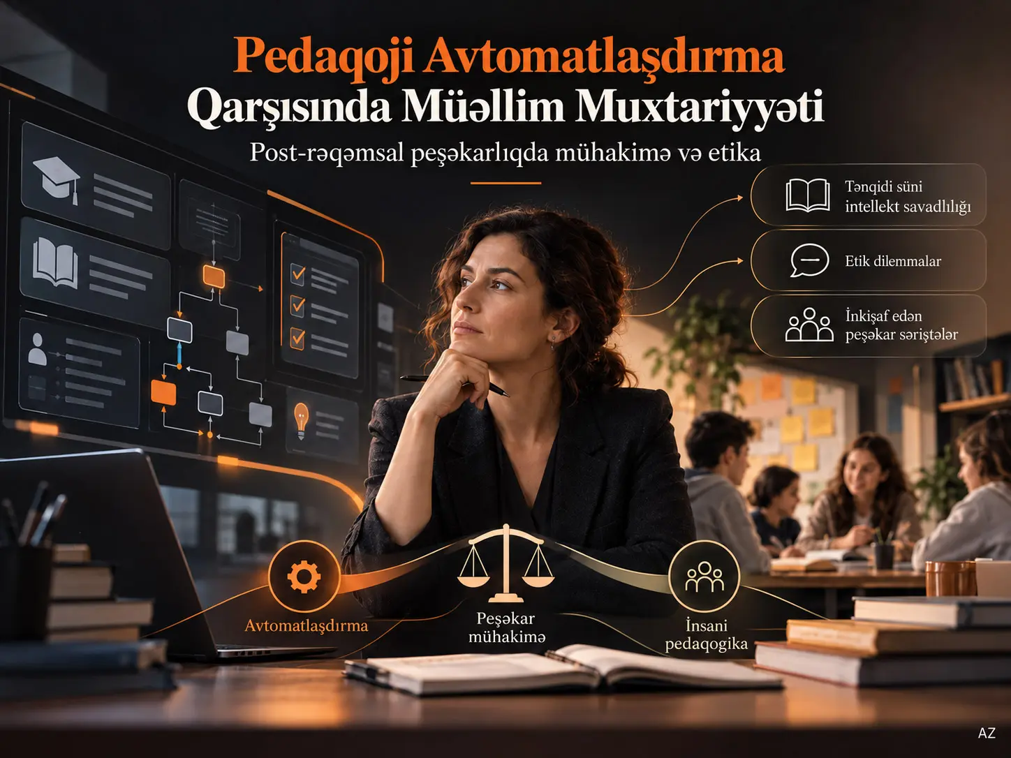 Pedaqoji Avtomatlaşdırma Qarşısında Müəllim Muxtariyyəti və Peşəkar Mühakimə: Post-Rəqəmsal Peşəkarlıq üzrə Sistematik İcmal