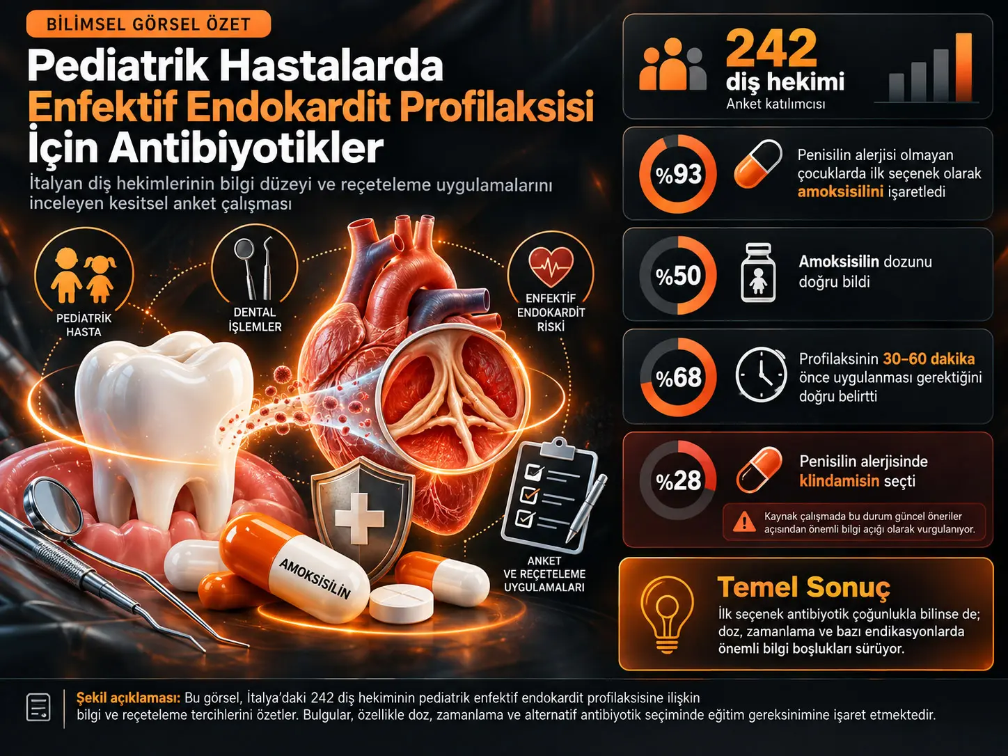 Pediatrik Hastalarda Enfektif Endokardit Profilaksisi İçin Antibiyotikler: İtalyan Diş Hekimlerinin Bilgisi ve Reçeteleme Uygulamaları