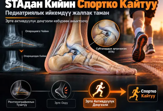 Педиатриялык Ийкемдүү Жалпак Таманда Субталардык Артроэрезистен Кийин Спортко Кайтуу: Рентгенографиялык Түзөтүү жана Калдык Оору Көз Карандысыз Божомолдоочулар Эмес