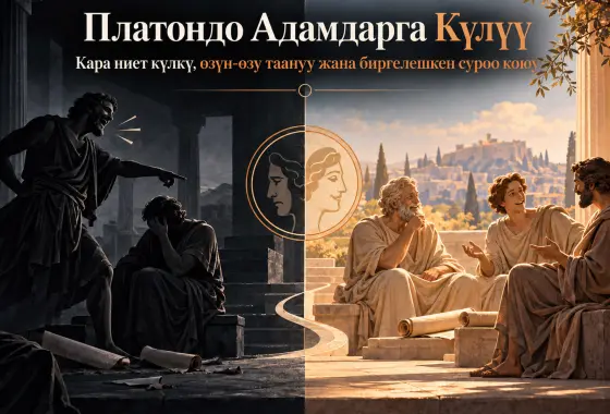 Платондо Адамдарга Күлүү: Кара Ниет Күлкү, Өзүн-Өзү Таануу жана Философиялык Суроо Коюунун Этикасы