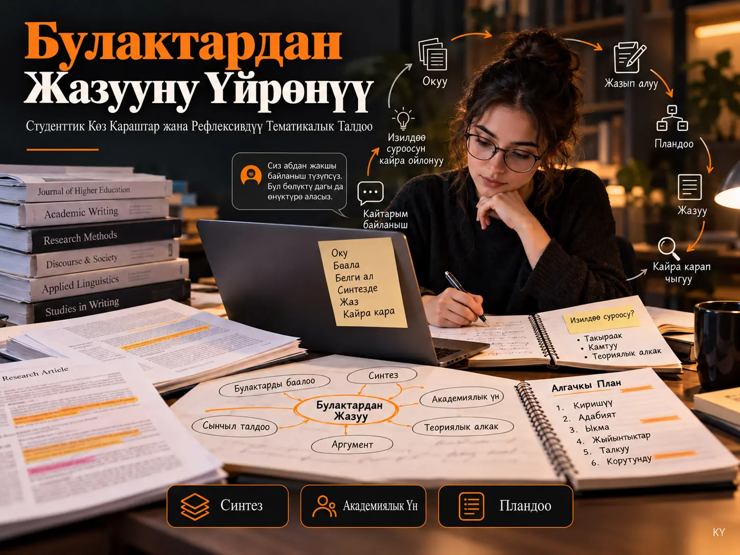 Pre-sessional Программаларда Булактардан Жазууну Студенттердин Көз Карашы Менен Түшүнүү: Рефлексивдүү Тематикалык Талдоо