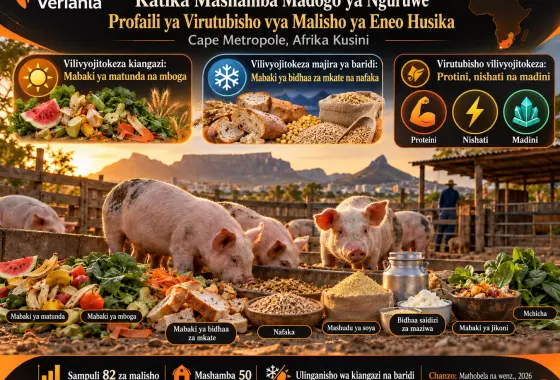 Profaili ya Virutubisho ya Rasilimali za Malisho ya Nguruwe Zinazopatikana Eneo Husika katika Mashamba Madogo ya Cape Metropole, Afrika Kusini