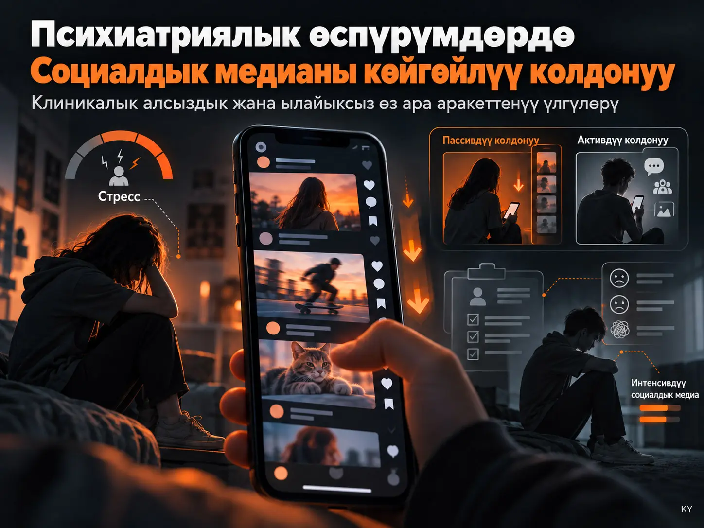 Психиатриялык Баалоодон Өткөн Өспүрүмдөрдө Көйгөйлүү Социалдык Медиа Колдонуу: Клиникалык Аялуулук жана Ылайыксыз Өз Ара Аракеттенүү Үлгүлөрү