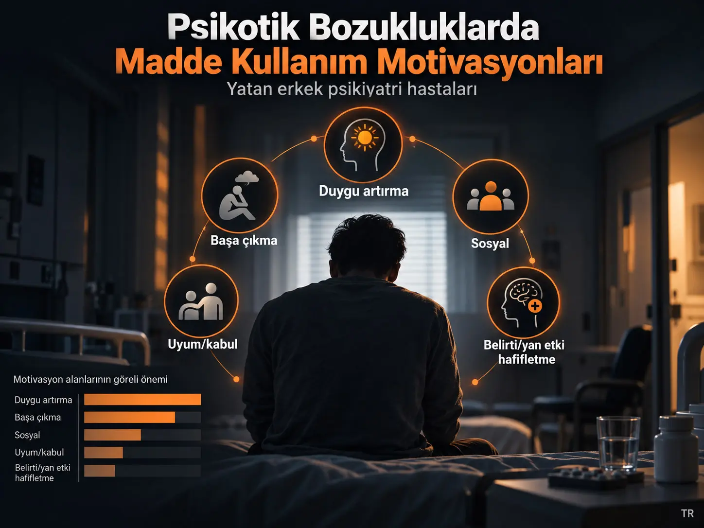 Psikotik Bozukluğu Olan Erkek Yatan Psikiyatri Hastalarında Madde Kullanım Motivasyonları