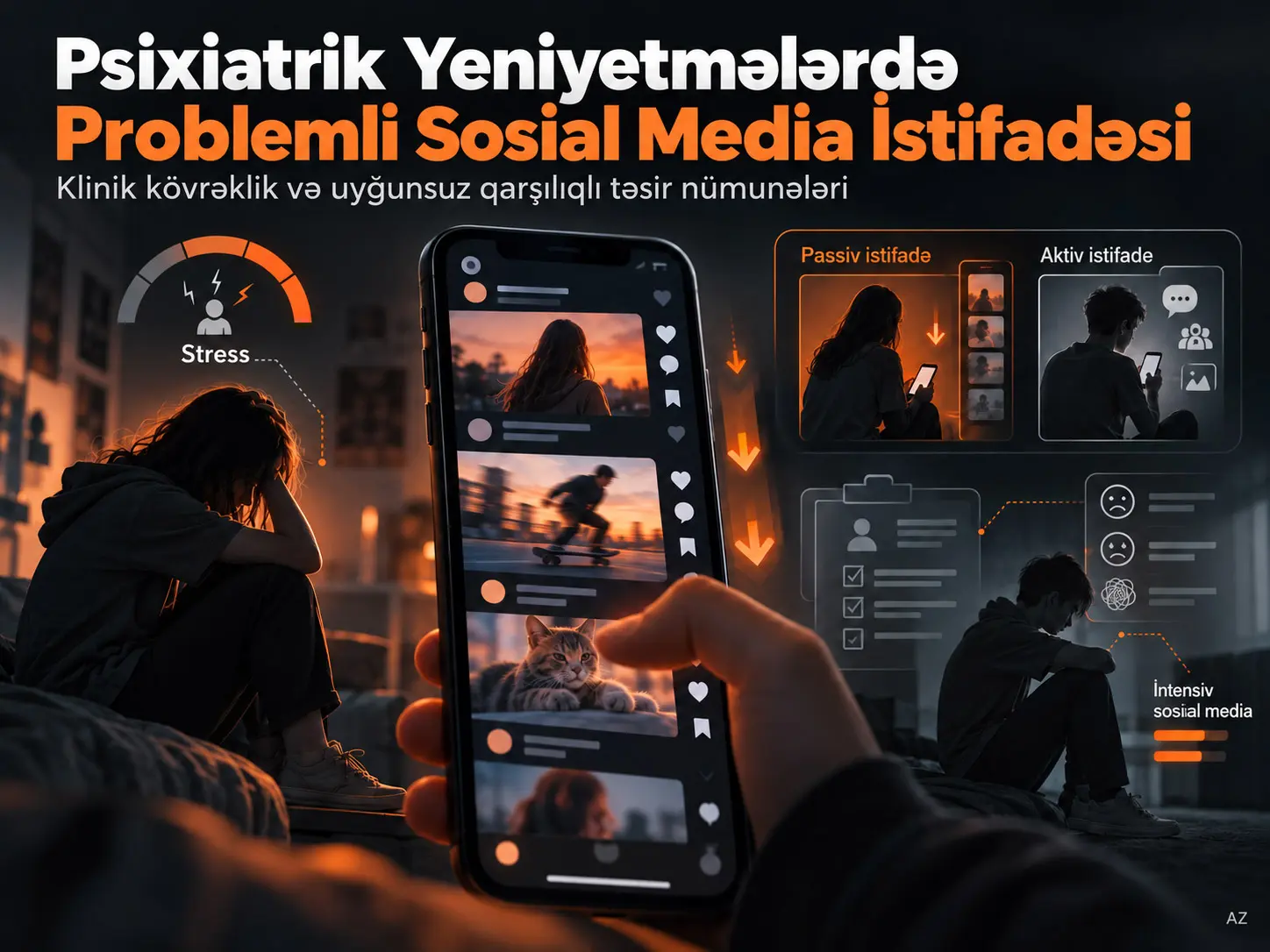 Psixiatrik Qiymətləndirmə Alan Yeniyetmələrdə Problemli Sosial Media İstifadəsi: Klinik Həssaslıq və Uyğunsuz Qarşılıqlı Təsir Nümunələri