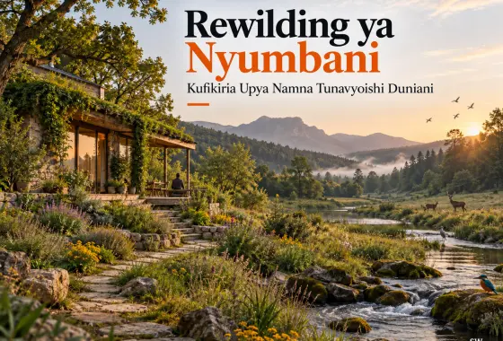Rewilding ya Nyumbani: Kufikiria Upya Namna Tunavyoishi Duniani