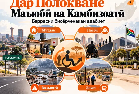 Робитаи маъюбӣ ва камбизоатӣ дар Муниципалитети Polokwane-и Африқои Ҷанубӣ: баррасии бисёрченакаи адабиёт