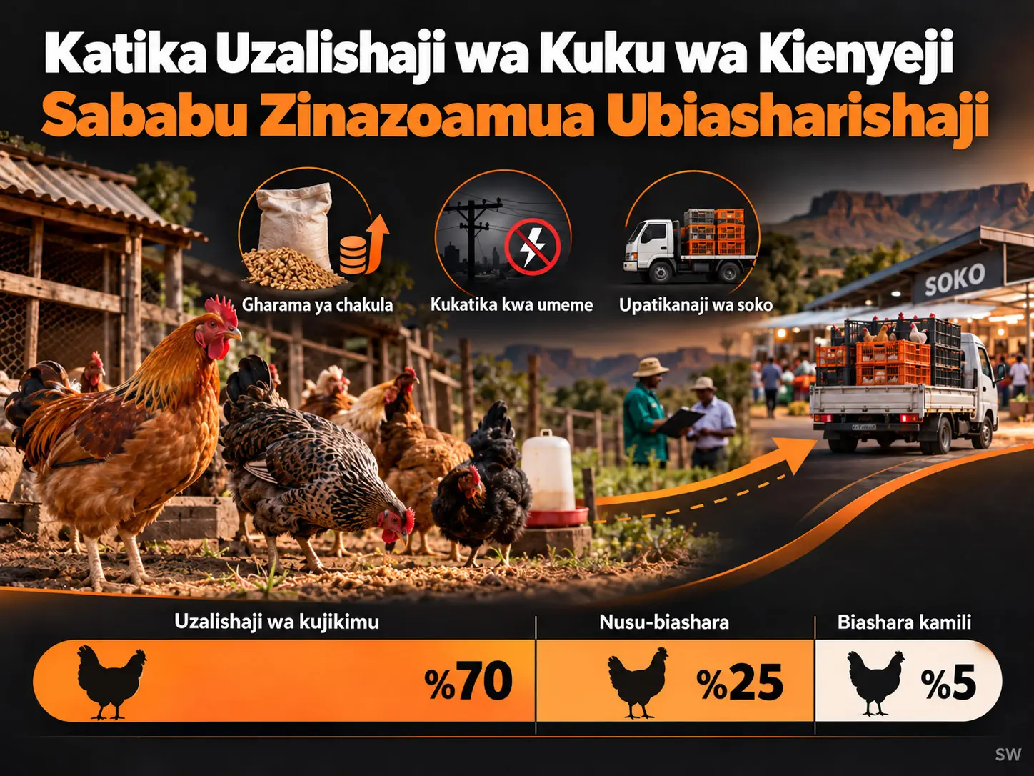 Sababu Zinazoamua Ubiasharishaji wa Uzalishaji wa Kuku wa Kienyeji nchini Afrika Kusini: Matokeo Mapya Baada ya COVID-19