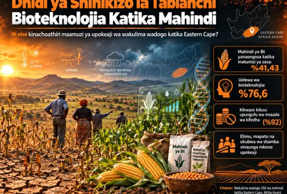 Sababu Zinazoathiri Wakulima Kupitisha Bioteknolojia ya Uzalishaji wa Mazao ili Kupunguza Athari za Mabadiliko ya Tabianchi: Mfano wa Eastern Cape, Afrika Kusini