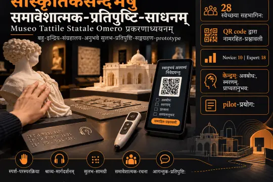 सांस्कृतिकसन्दर्भेषु प्रत्यक्षकार्यक्रमेषु च दर्शकप्रतिपुष्टिसङ्ग्रहणार्थं समावेशात्मक-मूल्याङ्कनसाधन-prototypeस्य रचना: Museo Tattile Statale Omero इत्यत्र प्रकरणाध्ययनम्