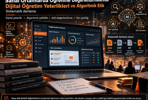Sanal Ortamlardaki Öğrenme Değerlendirmelerinde Dijital Öğretim Yeterlikleri ve Algoritmik Etik: Sistematik Bir Derleme