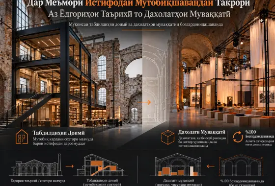 Шаклҳои Муосири Истифодаи Мутобиқшавандаи Такрорӣ дар Меъморӣ: Аз Ёдгориҳои Таърихӣ то Дахолатҳои Муваққатӣ