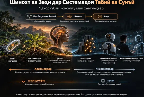 Шинохт ва Зеҳн дар Системаҳои Табиӣ ва Сунъӣ