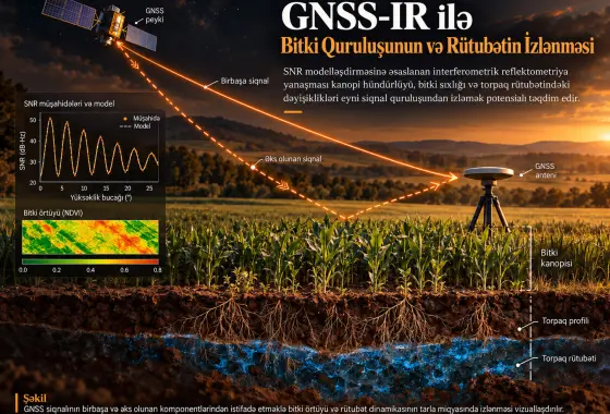 SNR Modelləşdirməsinə Əsaslanan GNSS İnterferometrik Reflektometriya ilə Bitki Quruluşu və Rütubətinin Monitorinqi