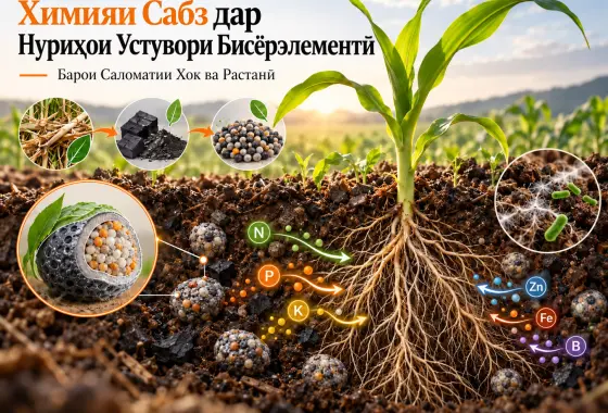 Стратегияҳои Химияи Сабз дар Таҳияи Нуриҳои Устувори Бисёрэлементӣ барои Беҳтар кардани Саломатии Хок ва Растанӣ