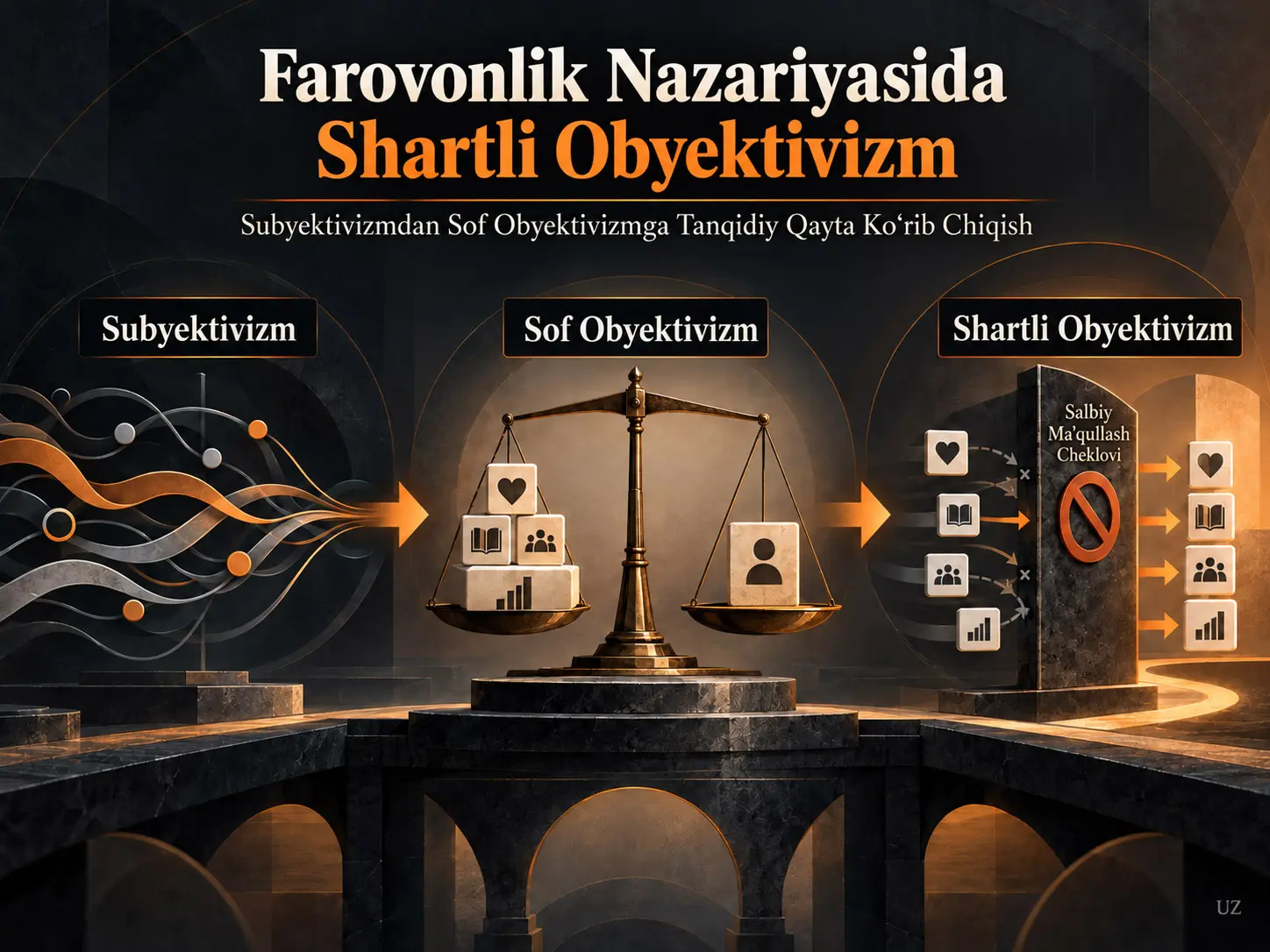 Subyektivizmdan Sof Obyektivizmga va Shartli Obyektivizmga