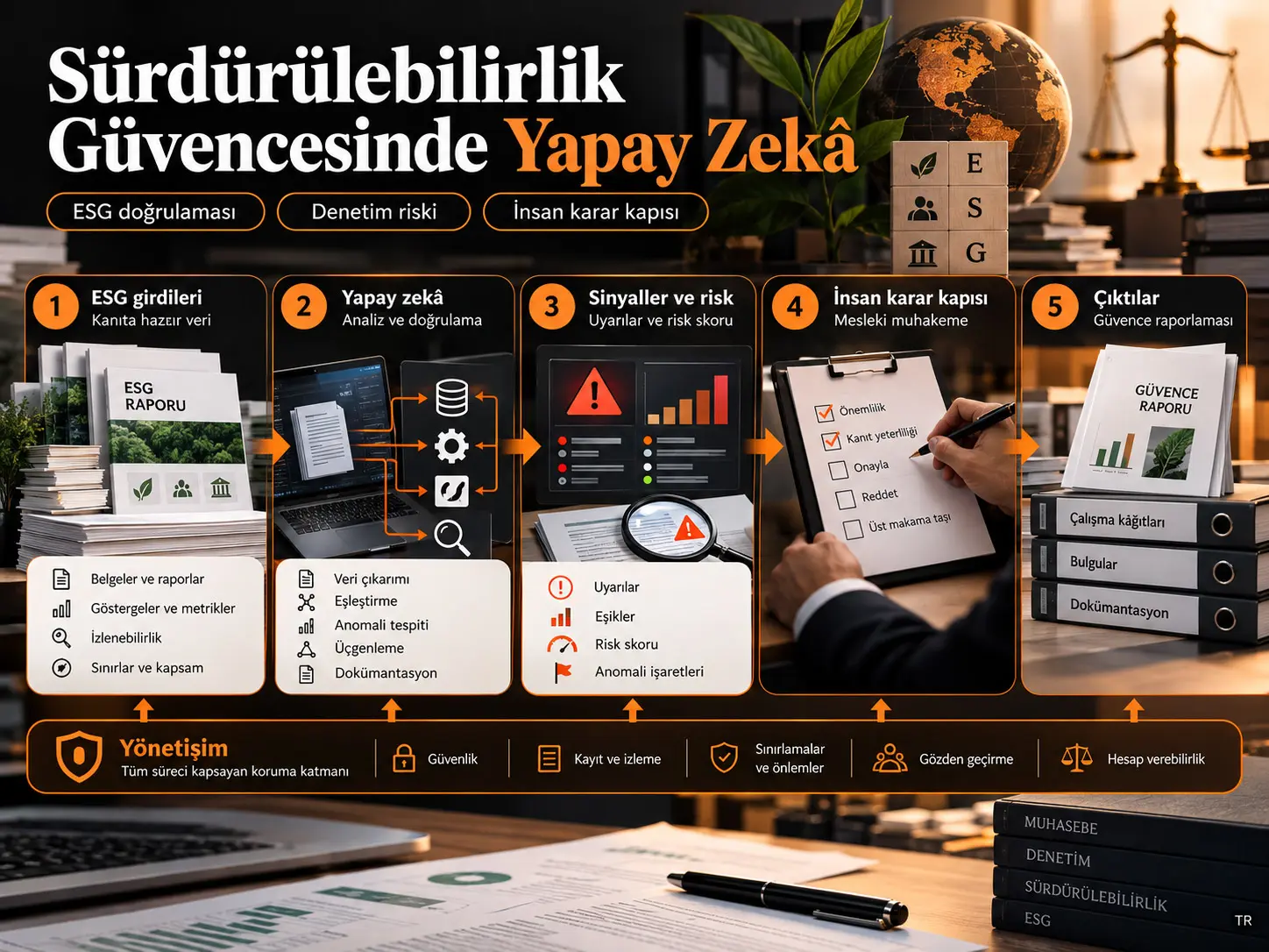 Sürdürülebilirlik Güvencesinde Yapay Zekâ: Muhasebe Sorunları, Denetim Riskleri ve ESG Doğrulaması İçin Sorumlu Kullanım Çerçevesi