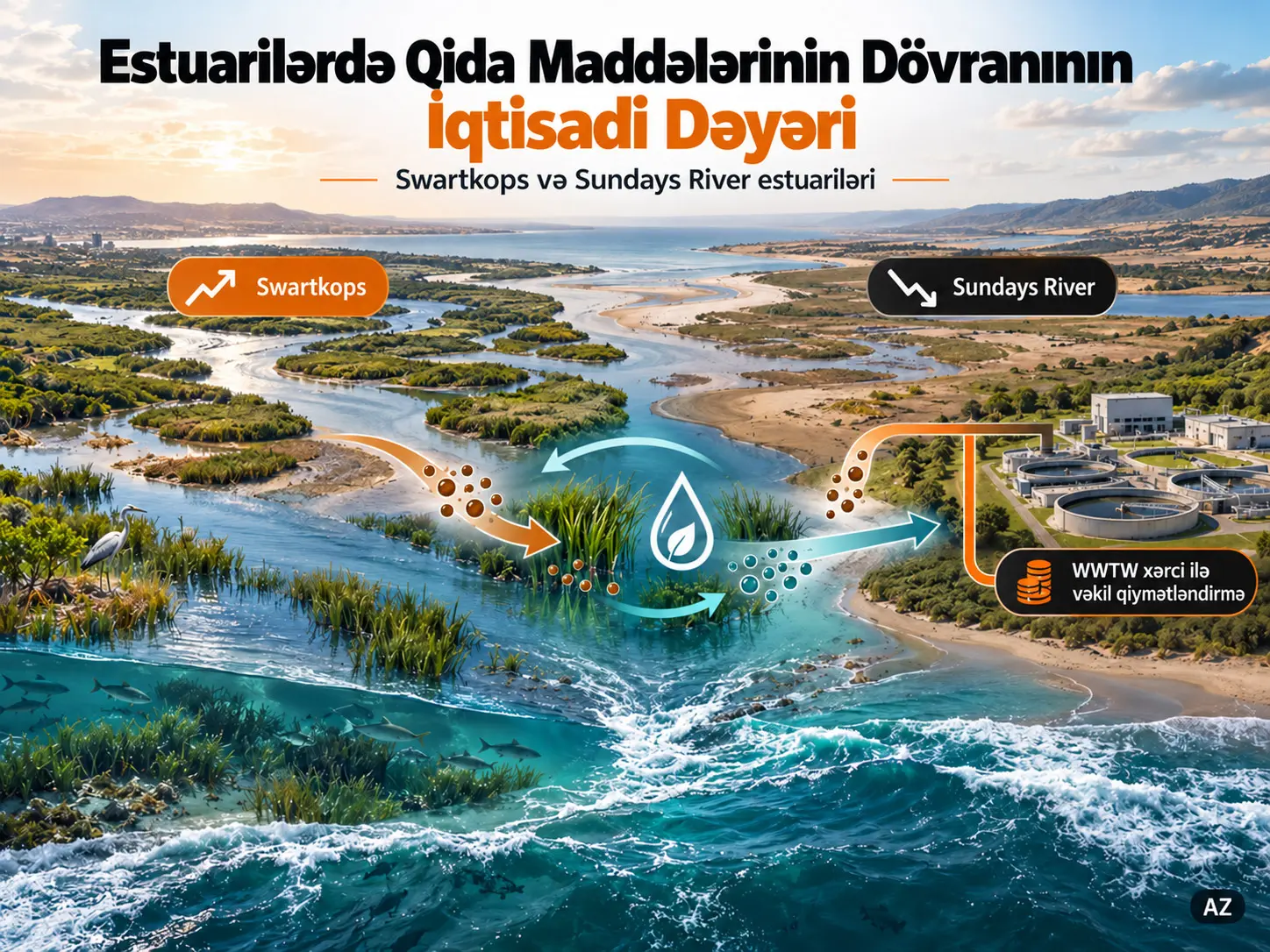 Swartkops və Sundays River Estuarilərində Qida Maddələrinin Dövranının İqtisadi Dəyəri