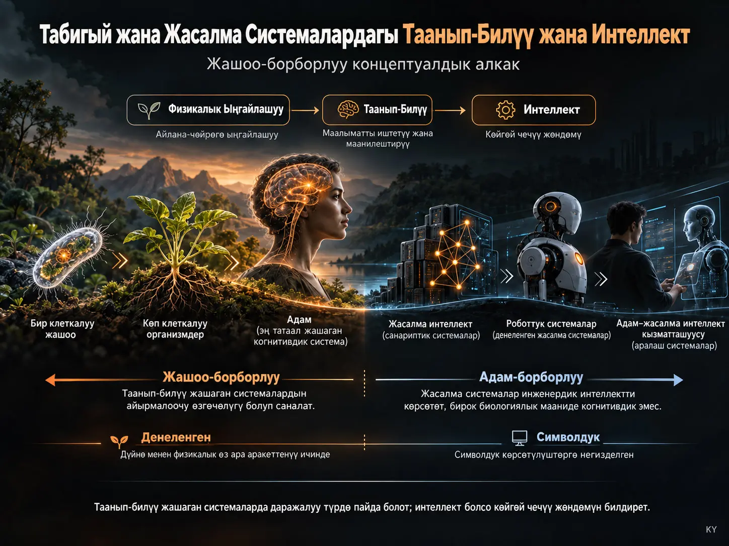 Табигый жана Жасалма Системалардагы Таанып-Билүү жана Интеллект