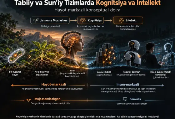 Tabiiy va Sun’iy Tizimlarda Kognitsiya va Intellekt