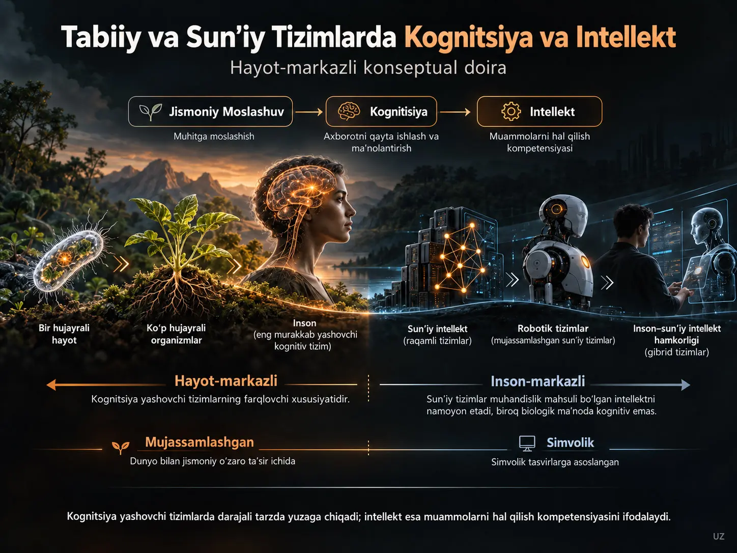 Tabiiy va Sun’iy Tizimlarda Kognitsiya va Intellekt