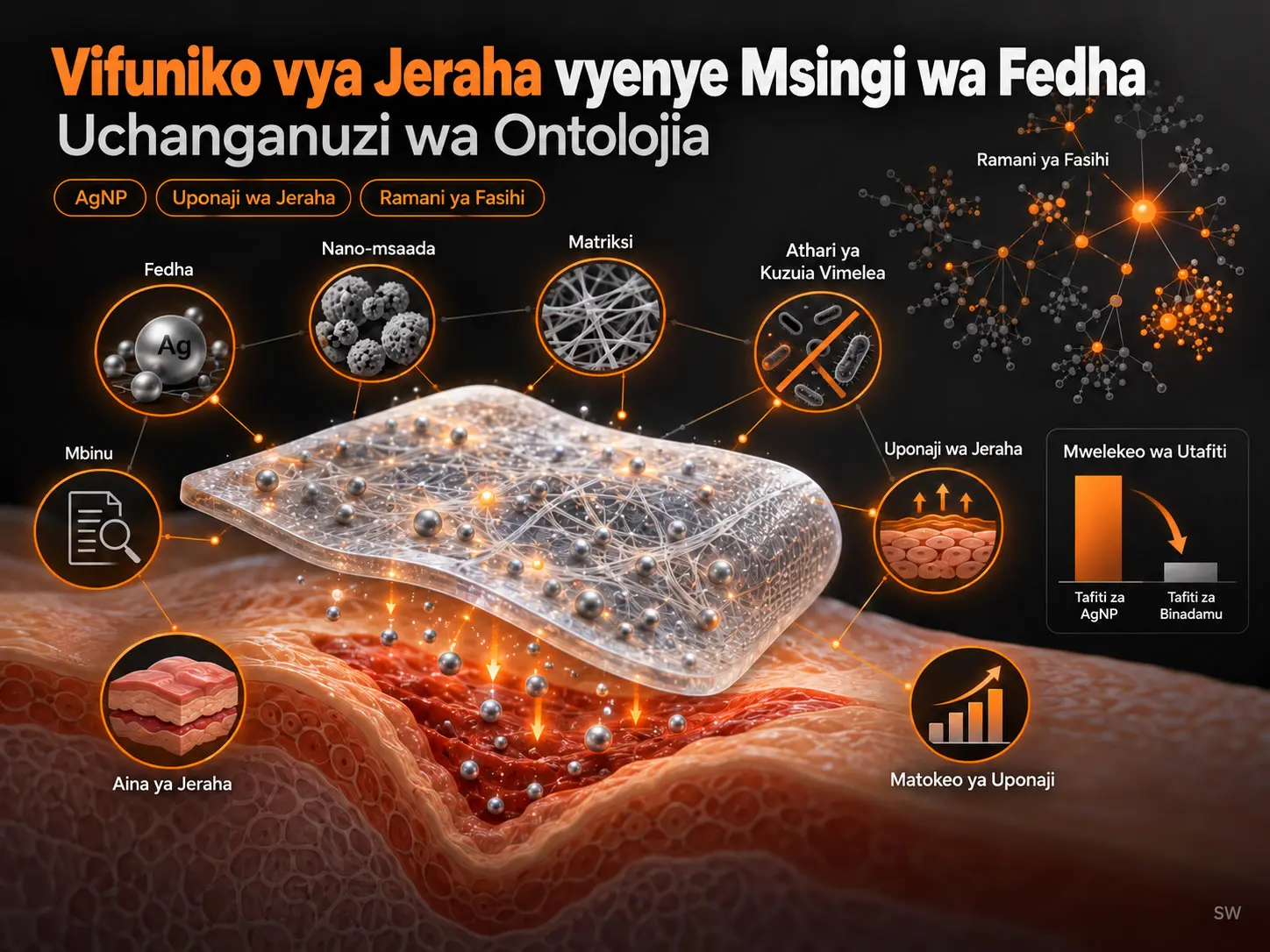 Tafiti za Vifuniko vya Jeraha vyenye Msingi wa Fedha: Uchanganuzi wa Ontolojia