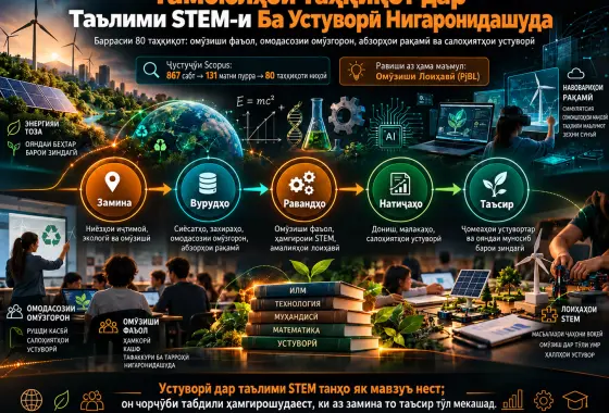 Тамоюлҳои Таҳқиқот дар Таълими STEM-и Ба Устуворӣ Нигаронидашуда