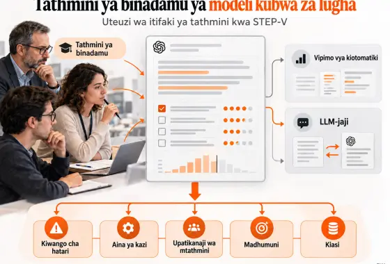 Tathmini ya Modeli Kubwa za Lugha na Binadamu: Mapitio na Mfumo wa Uteuzi wa Itifaki