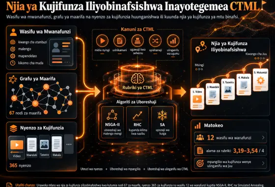 Tatizo la Njia ya Kujifunza Iliyobinafsishwa Linalotegemea Nadharia ya Kiutambuzi ya Ujifunzaji wa Midia Nyingi