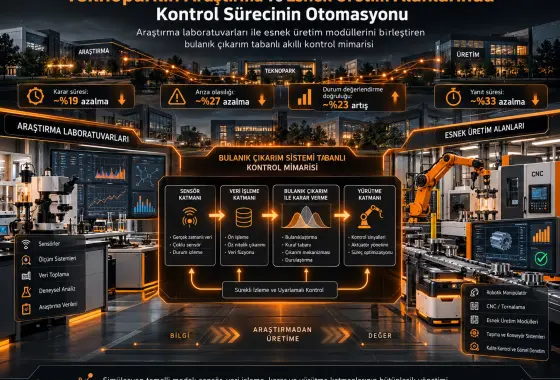 Teknoparkın Araştırma ve Esnek Üretim Alanlarında Kontrol Sürecinin Otomasyonu