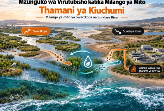 Thamani ya kiuchumi ya mzunguko wa virutubisho katika milango ya mito ya Swartkops na Sundays River