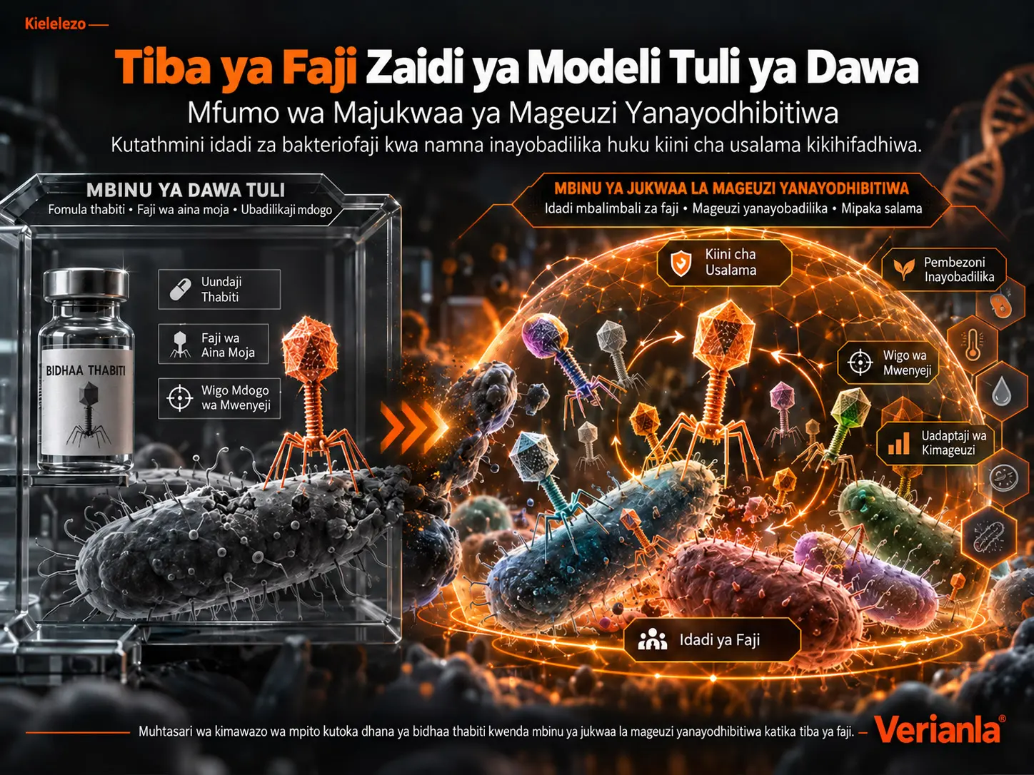 Tiba ya Faji Zaidi ya Modeli Tuli ya Dawa: Mfumo wa Majukwaa ya Mageuzi Yanayodhibitiwa