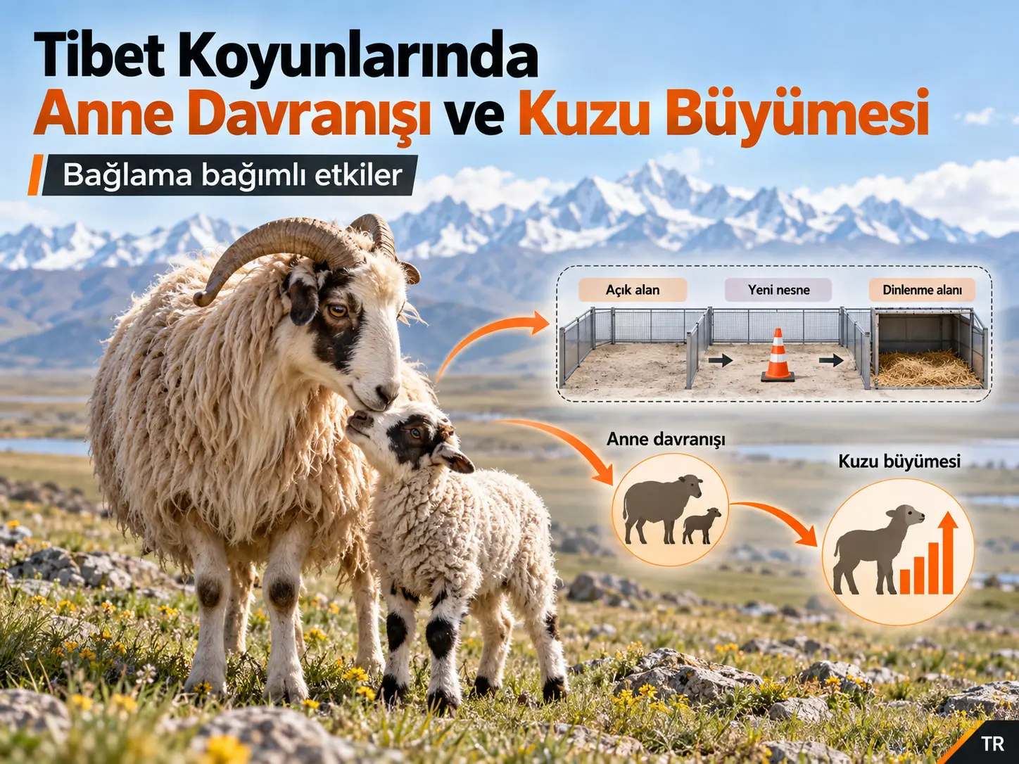 Tibet Koyunlarında Anne Davranışının Kuzu Büyümesi Üzerindeki Bağlama Bağımlı Etkileri