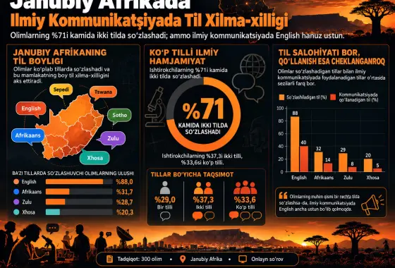 Til, Oʻrganish va Oʻzaro Aloqa: Janubiy Afrikadagi Olimlarning Ilmiy Kommunikatsiya Koʻnikmalari